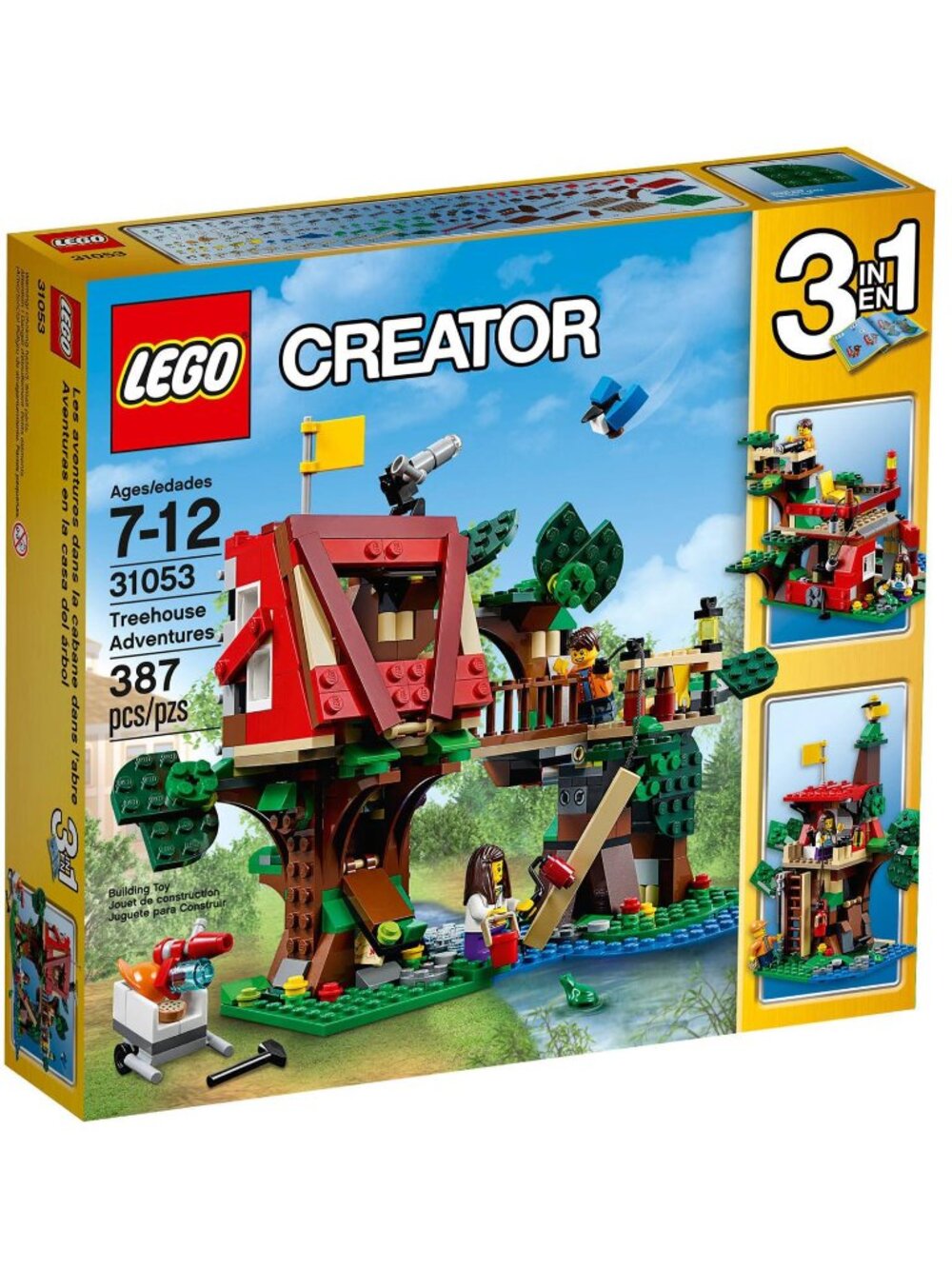 LEGO Creator 31053 Treehouse Adventures 3-in-1 – Retired Complete w/ Box & Instr